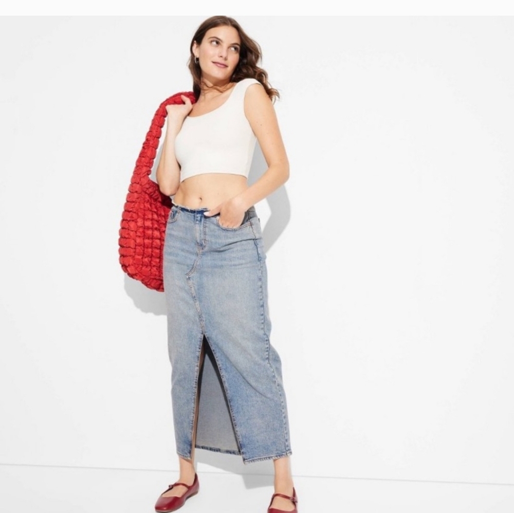 Wild Fable Denim Skirt, Size 0